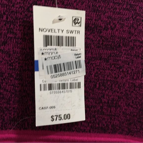 ALFANI LITE WEIGHT TEXTURED SWEATER - Picture 3 of 8